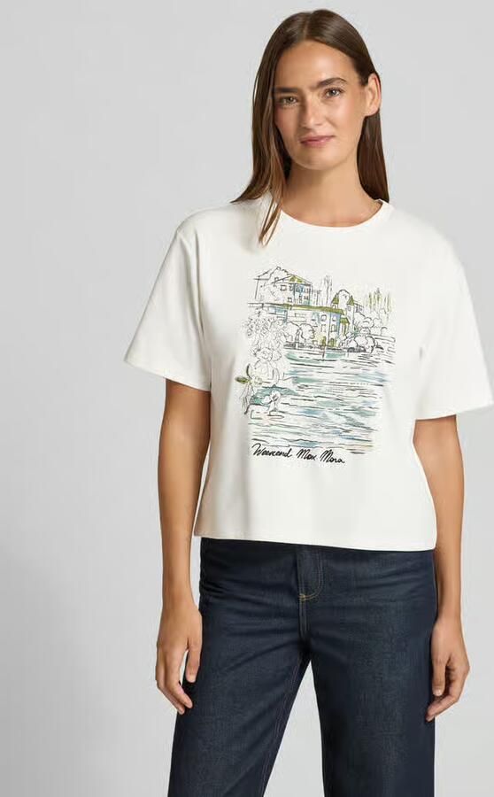 Weekend Max Mara Boxy fit T-shirt van 100% katoen model 'SALA' - Foto 2