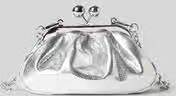 Weekend Max Mara Clutch van echt kalfsleer model 'WKABRUNO'