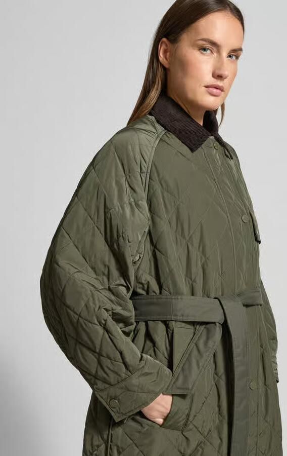 Weekend Max Mara Comfort fit gewatteerde lange jas met kamelenhaar model 'COCCOLE'