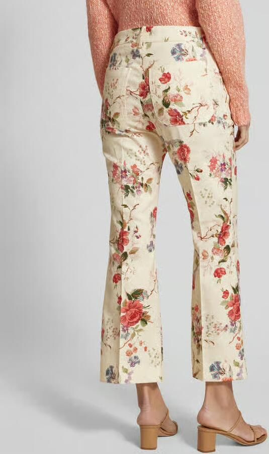 Weekend Max Mara Flared stoffen broek met persplooien model 'CADMIO'