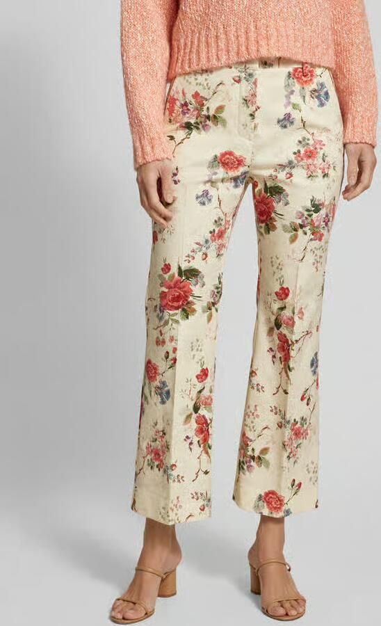 Weekend Max Mara Flared stoffen broek met persplooien model 'CADMIO' - Foto 2