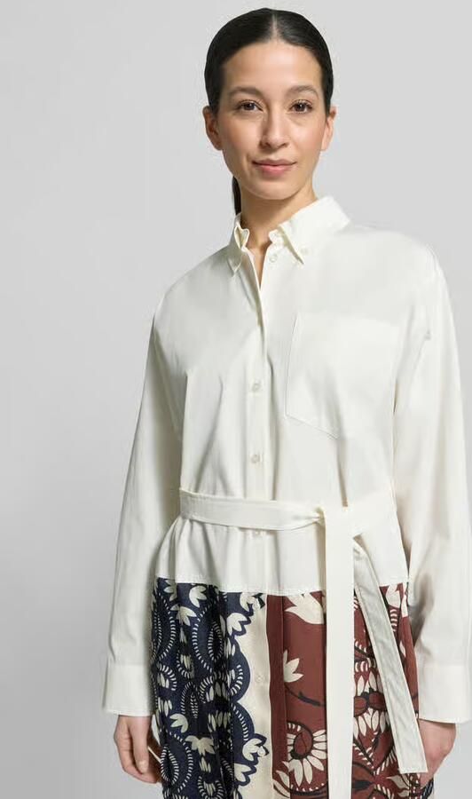 Weekend Max Mara Getailleerde blousejurk van Katoenmix Model 'ONDINA'