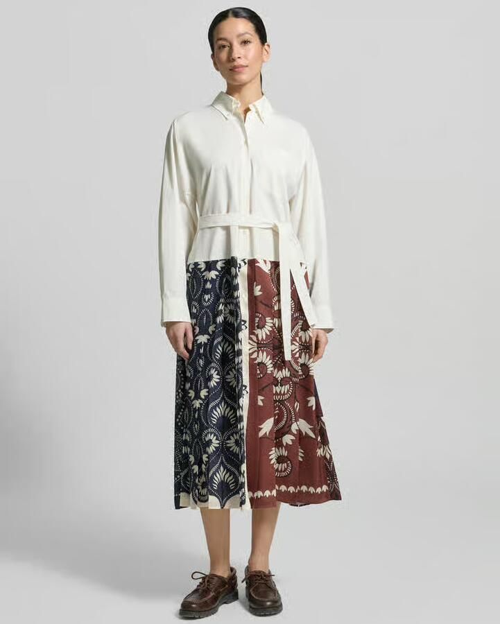 Weekend Max Mara Getailleerde blousejurk van Katoenmix Model 'ONDINA' - Foto 2
