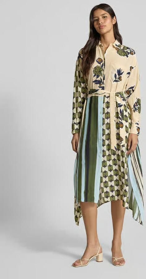 Weekend Max Mara Getailleerde blousejurk van pure zijde model 'PASSO' - Foto 2