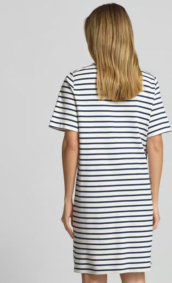 Weekend Max Mara Knielange T-shirtjurk met plooien opzij model 'PIREO'