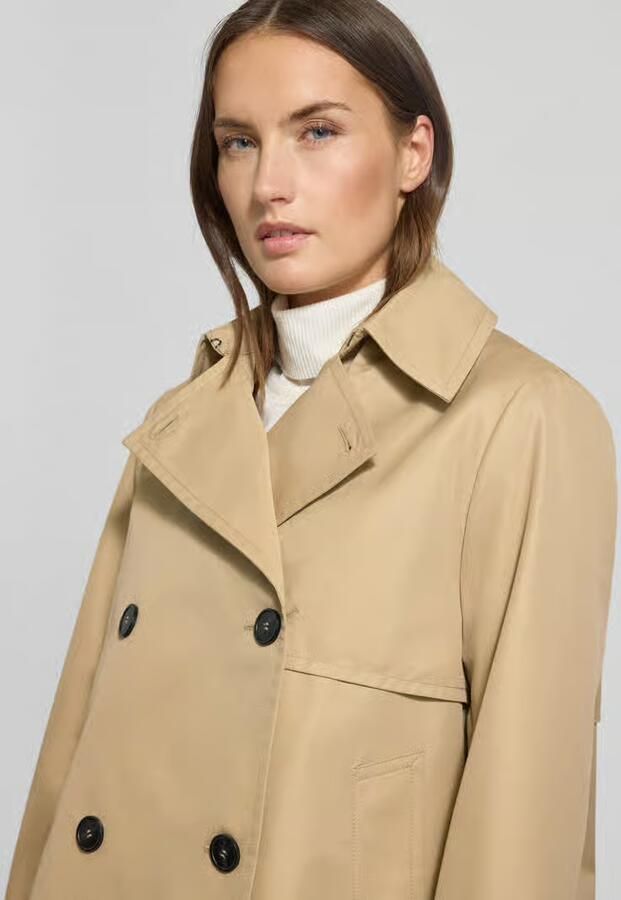 Weekend Max Mara Korte Trenchcoat van katoenmix - Foto 2
