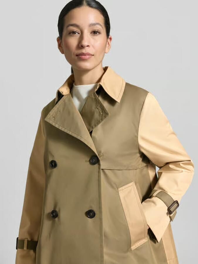 Weekend Max Mara Korte Trenchcoat van katoenmix - Foto 2