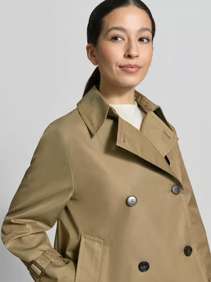 Weekend Max Mara Korte Trenchcoat van katoenmix - Foto 2
