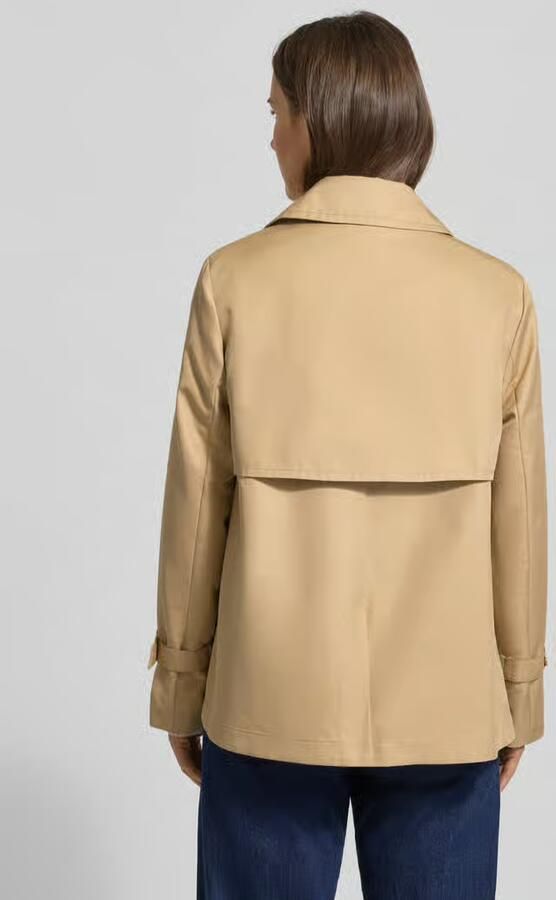 Weekend Max Mara Korte Trenchcoat van katoenmix