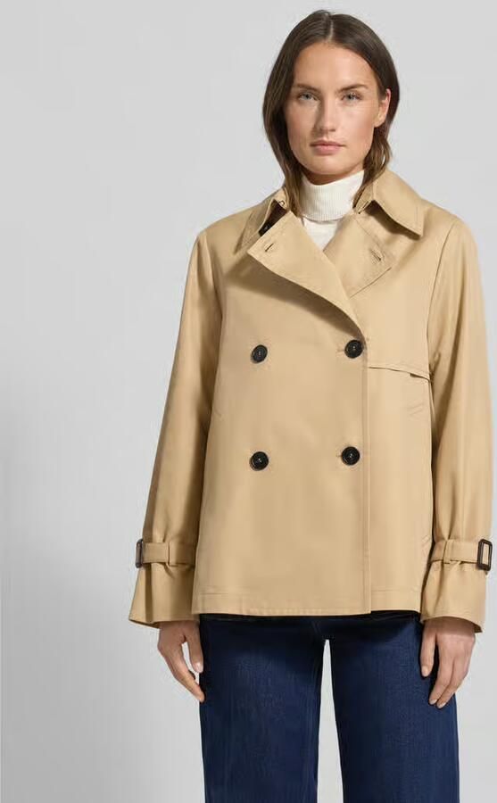 Weekend Max Mara Korte Trenchcoat van katoenmix - Foto 4