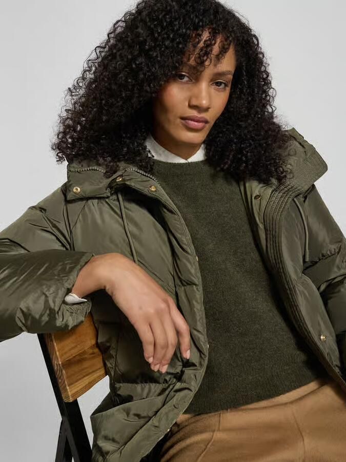 Weekend Max Mara Lange regular fit donsjas met capuchon model 'NEWBEMBO' - Foto 2