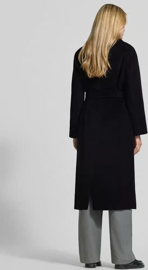 Weekend Max Mara lange wollen jas met strikceintuur model 'WKDBRONTE' - Foto 2