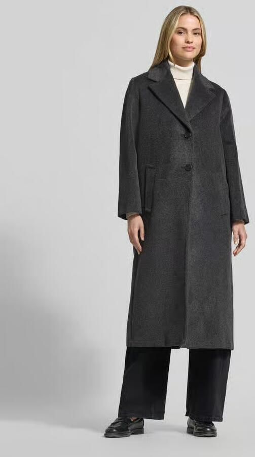 Weekend Max Mara lange wollen jas met strikceintuur model 'WKDBRONTE' - Foto 2