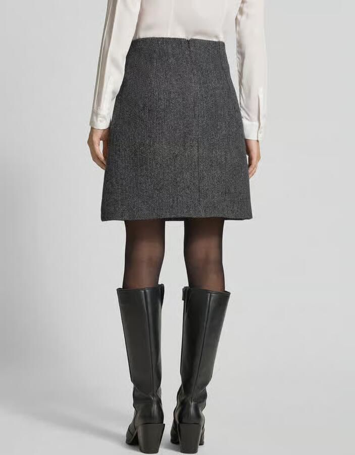 Weekend Max Mara Licht uitlopende midirok van zuivere scheerwol model 'MARCHE'