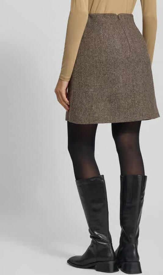 Weekend Max Mara Licht uitlopende midirok van zuivere scheerwol model 'MARCHE'