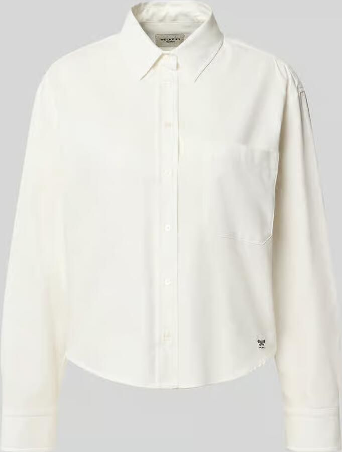 Weekend Max Mara Loose fit blouse met lange mouwen van puur katoen model 'NUORO'