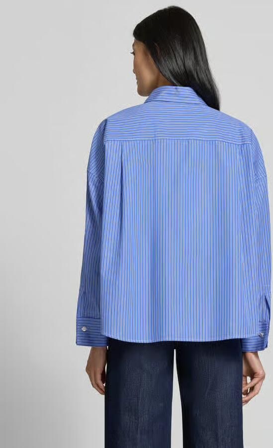 Weekend Max Mara Loose fit blouse met lange mouwen van puur katoen model 'OVATTA' - Foto 3