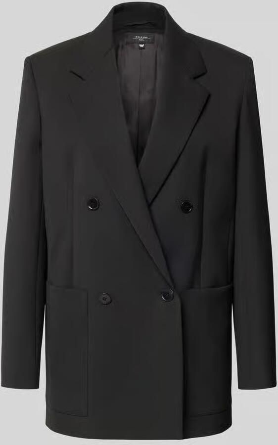 Weekend Max Mara Loose fit lange blazer met scheerwol model 'VELOCE'