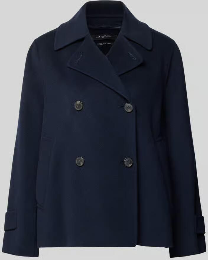 Weekend Max Mara Loose fit lange wollen jas van scheerwolmix model 'FANTINO'