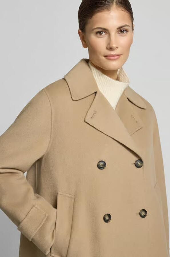 Weekend Max Mara Loose fit lange wollen jas van scheerwolmix model 'FANTINO' - Foto 2