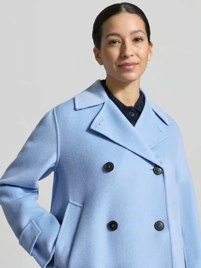 Weekend Max Mara Loose fit lange wollen jas van scheerwolmix model 'FANTINO' - Foto 2