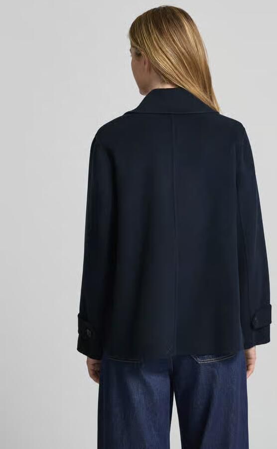 Weekend Max Mara Loose fit lange wollen jas van scheerwolmix model 'FANTINO'