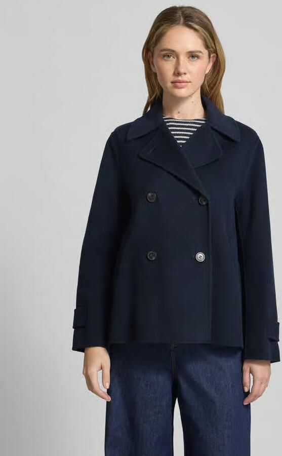 Weekend Max Mara Loose fit lange wollen jas van scheerwolmix model 'FANTINO' - Foto 4