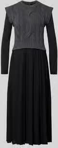 Weekend Max Mara Maxi-vrijetijdsjurk in een set met gebreide spencer van zuivere scheerwol model 'EBRO'