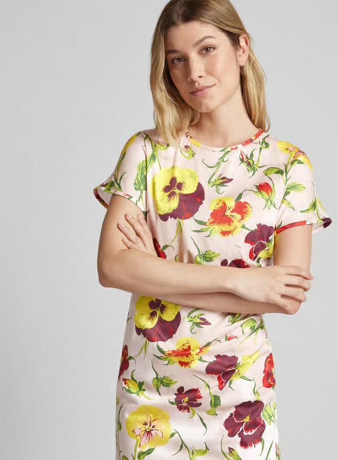 Weekend Max Mara Midi-jurk met bloemenmotief model 'KIM'