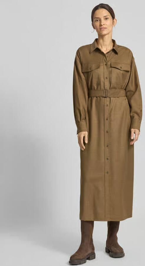Weekend Max Mara Midi-jurk van scheerwolmix model 'STEMMA' - Foto 2