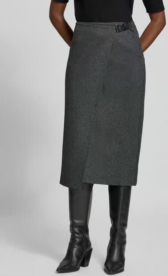 Weekend Max Mara Midi-rok van mix van katoen en wol model 'PETALI' - Foto 2