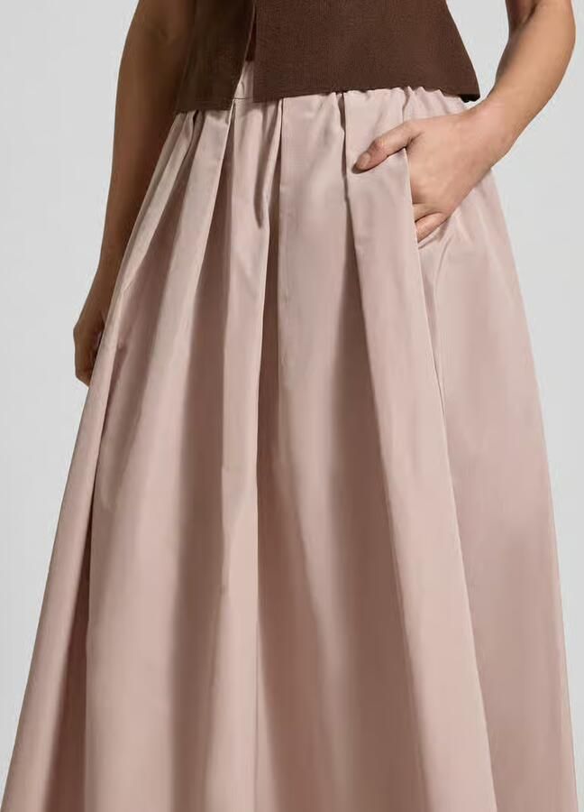 Weekend Max Mara Midirok met katoenen model 'CURVATO' - Foto 2