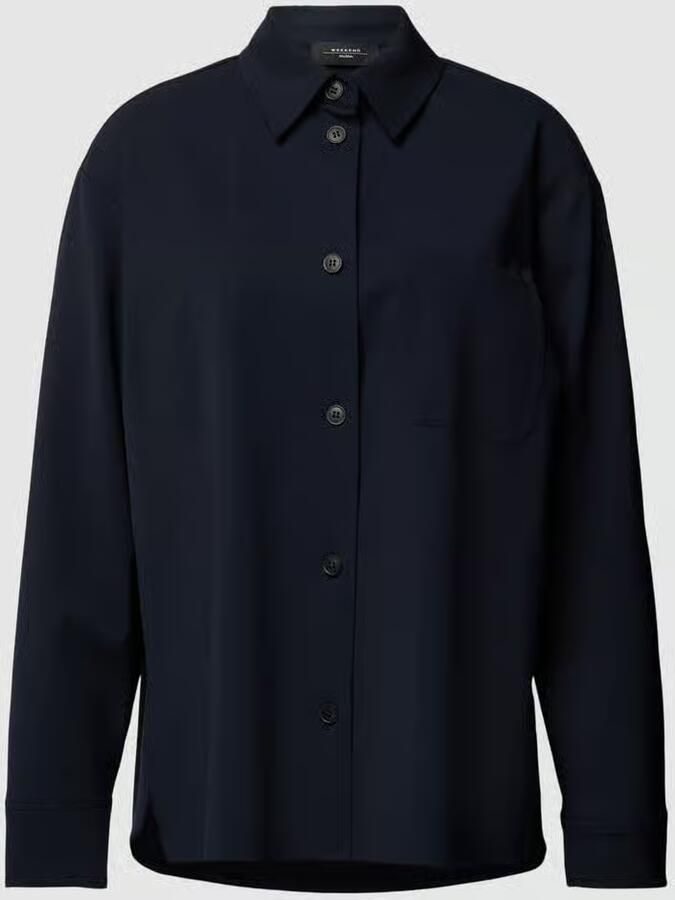 Weekend Max Mara Overhemdblouse met kentkraag model 'MAJORI'