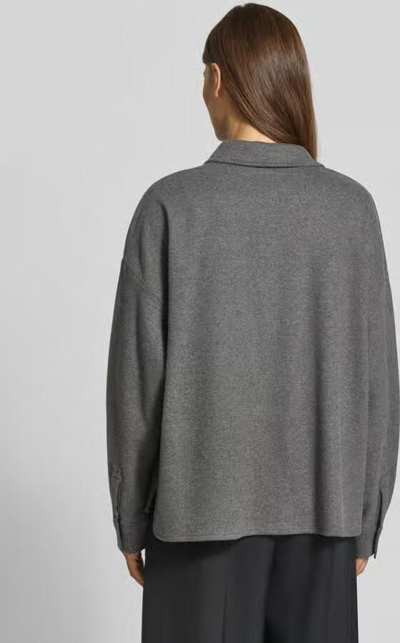Weekend Max Mara Oversized blouse met lange mouwen van mix van viscose en katoen model 'AGIATE' - Foto 2