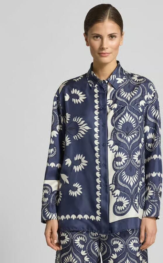 Weekend Max Mara Oversized Blouse met lange mouwen van pure Zijde Model 'LASTRA' - Foto 3