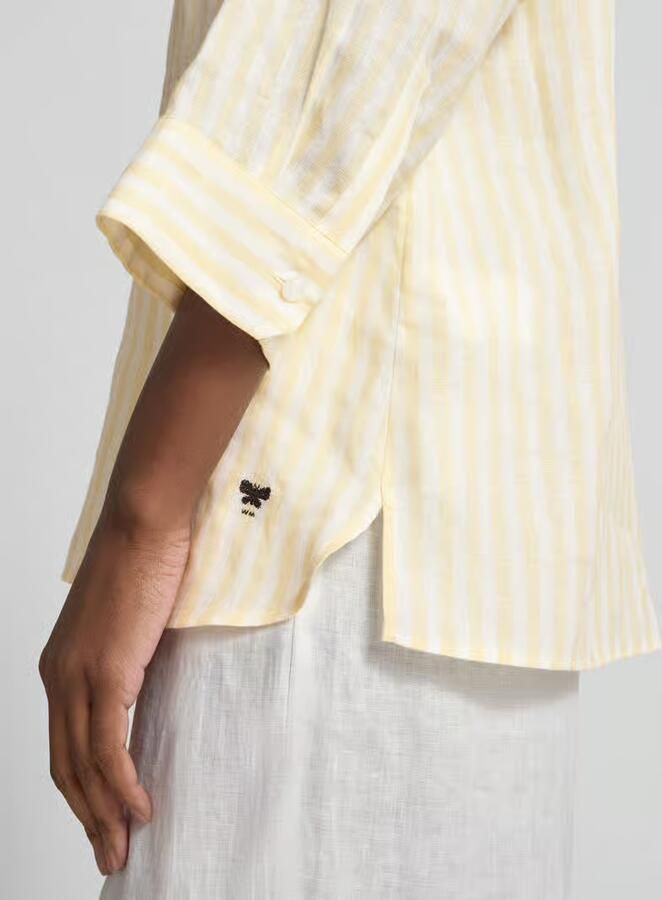 Weekend Max Mara Oversized blouse met lange mouwen van puur linnen model 'PANETTO'