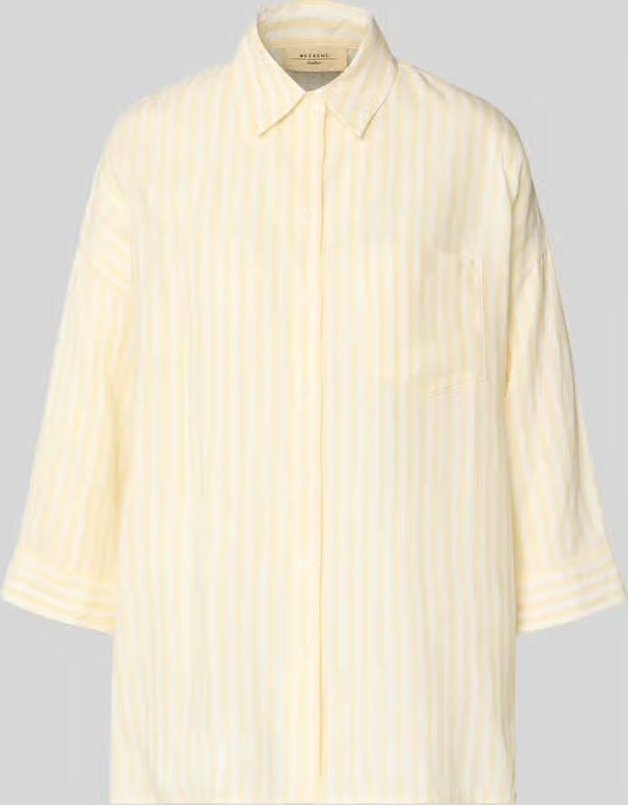 Weekend Max Mara Oversized blouse met lange mouwen van puur linnen model 'PANETTO' - Foto 2