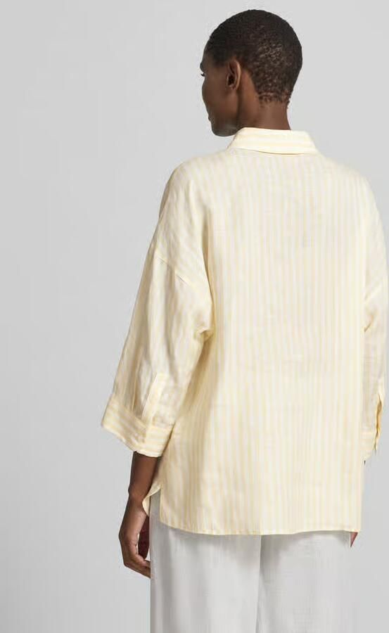 Weekend Max Mara Oversized blouse met lange mouwen van puur linnen model 'PANETTO'