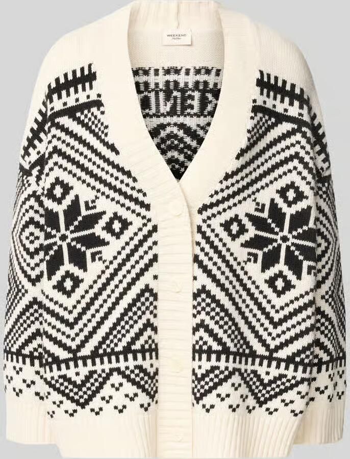 Weekend Max Mara Oversized gebreid jack van pure wol model 'BELGIO'