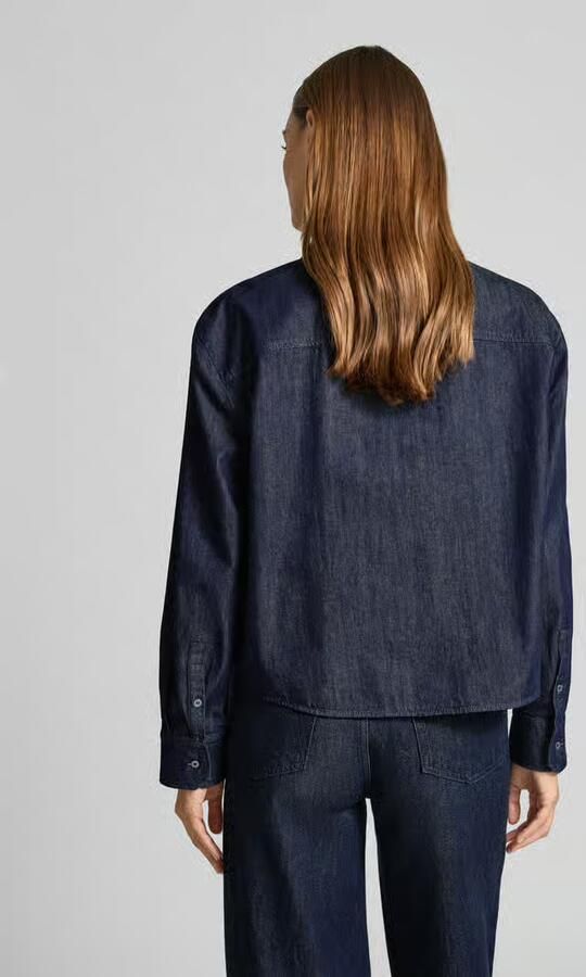 Weekend Max Mara Oversized jeansblouse van puur katoen model 'OBBIA'