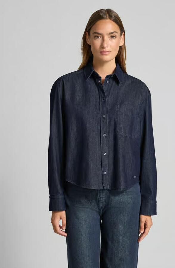 Weekend Max Mara Oversized jeansblouse van puur katoen model 'OBBIA' - Foto 2