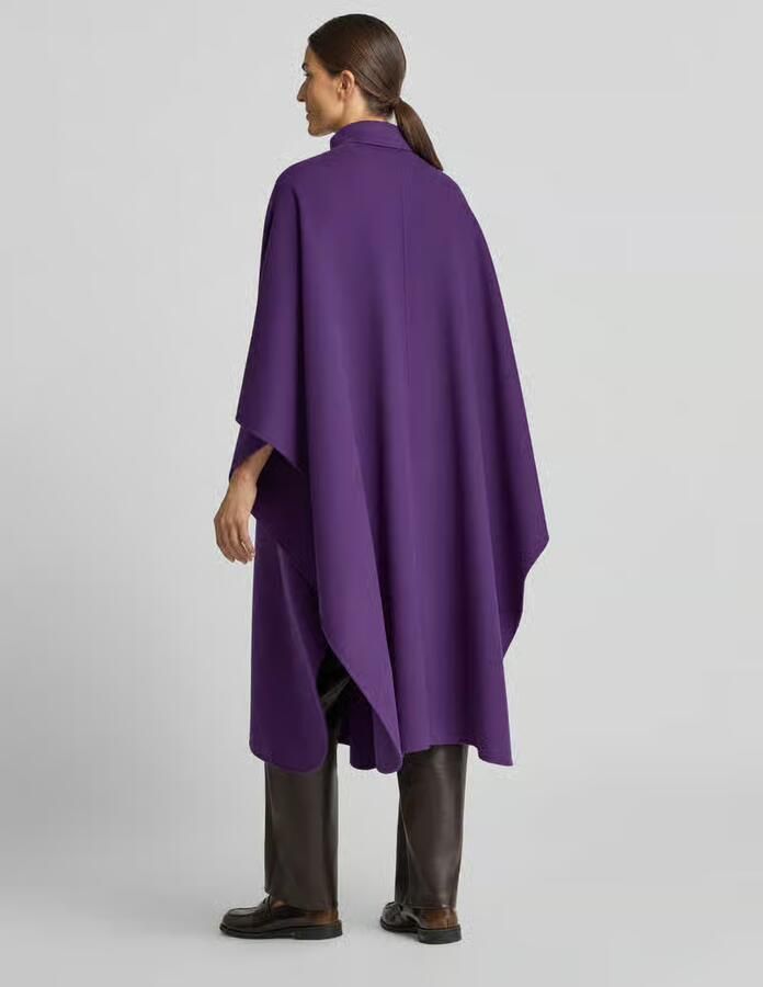 Weekend Max Mara Oversized lange jas in ponchostijl model 'PAGGIO' - Foto 3