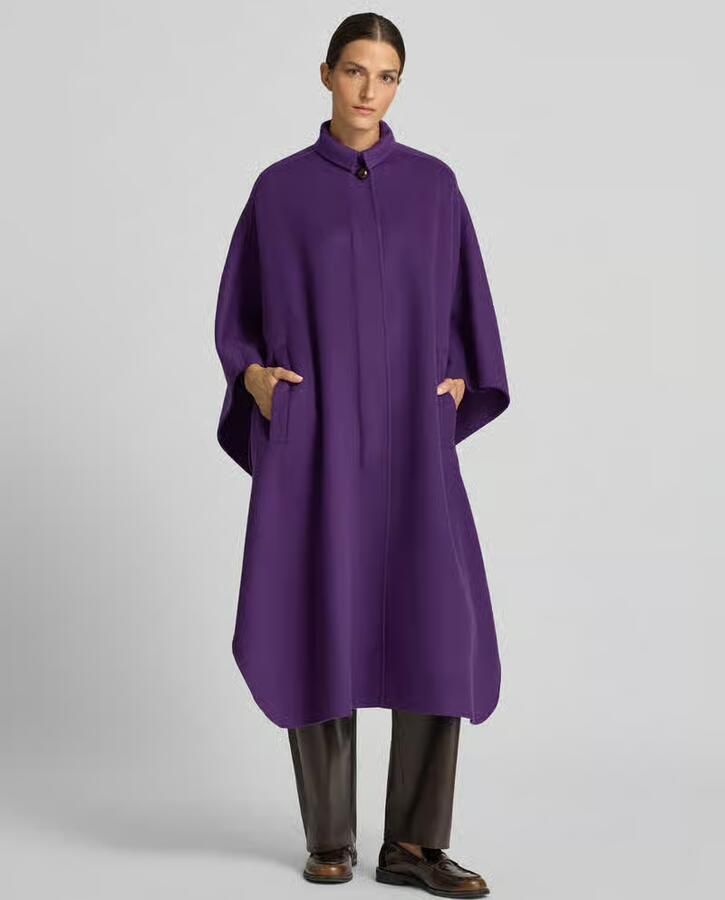 Weekend Max Mara Oversized lange jas in ponchostijl model 'PAGGIO' - Foto 2