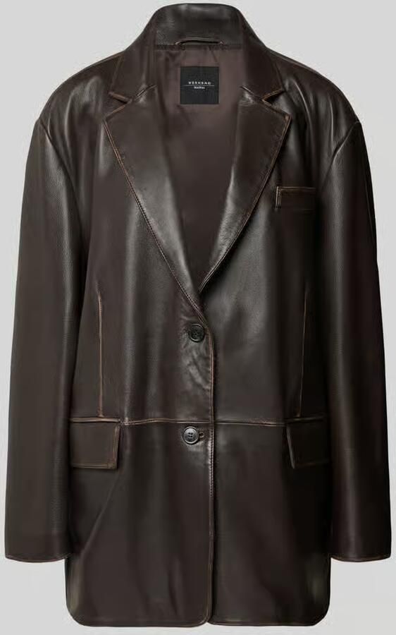 Weekend Max Mara Oversized leren jack gemaakt van echt lamsleer model 'PILA' - Foto 2