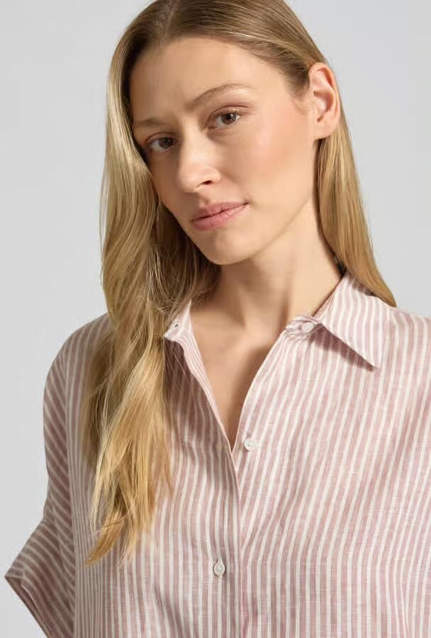 Weekend Max Mara Oversized linnen blouse met korte mouw model 'VERVE'
