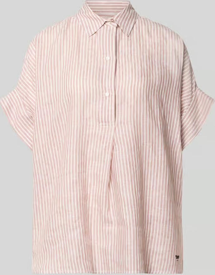 Weekend Max Mara Oversized linnen blouse met korte mouw model 'VERVE' - Foto 2