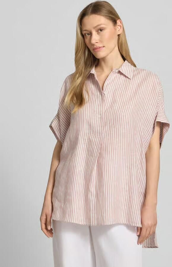 Weekend Max Mara Oversized linnen blouse met korte mouw model 'VERVE' - Foto 3