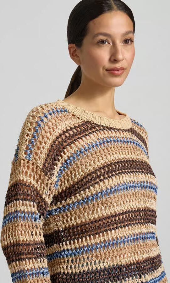 Weekend Max Mara Oversized pullover van mix van katoen en linnen model 'DONIRICA'