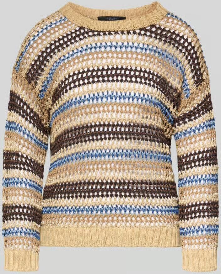 Weekend Max Mara Oversized pullover van mix van katoen en linnen model 'DONIRICA' - Foto 2