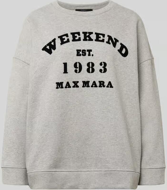 Weekend Max Mara Oversized sweatshirt van puur katoen